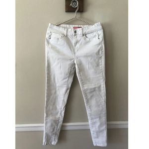 Butt I love you wax jeans white stretch sz 11 skinny